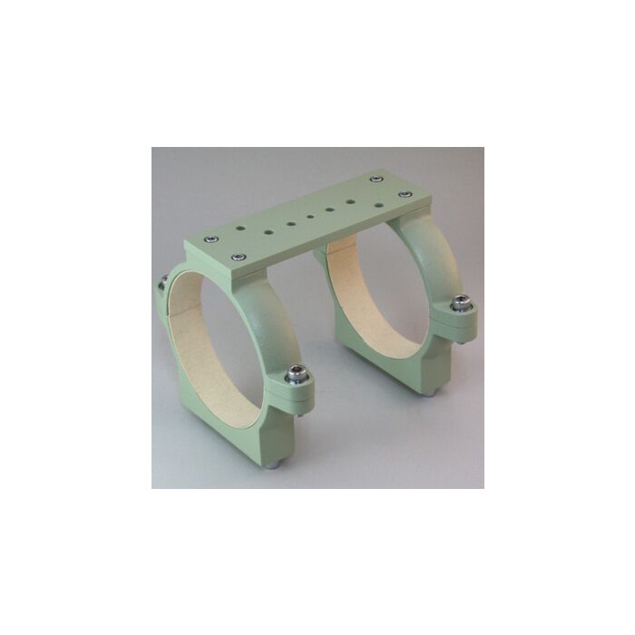 Takahashi double ring tube holder with bridge plate for the FSQ-106ED New Q refractor for guided deep-sky astrophotography