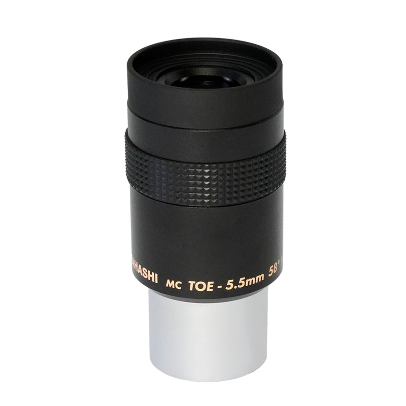 Takahashi TOE 5.5mm eyepiece with 58 degree apparent field for high-power planetary, lunar and double-star observing