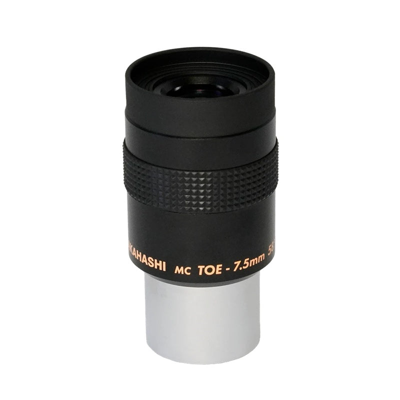 Takahashi TOE 7.5mm eyepiece with 58 degree apparent field for planetary, lunar and double-star observing
