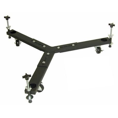 JMI Medium Universal Wheeley Bar standard-duty steel telescope dolly for tripod-mounted visual telescopes under 50 lb, made in USA