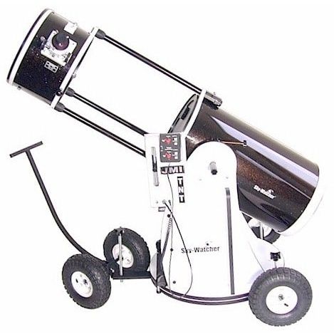 JMI Sky Trekker 300 Wheeley Bar carrying a Sky-Watcher 12 inch Dobsonian telescope for roll-out observing