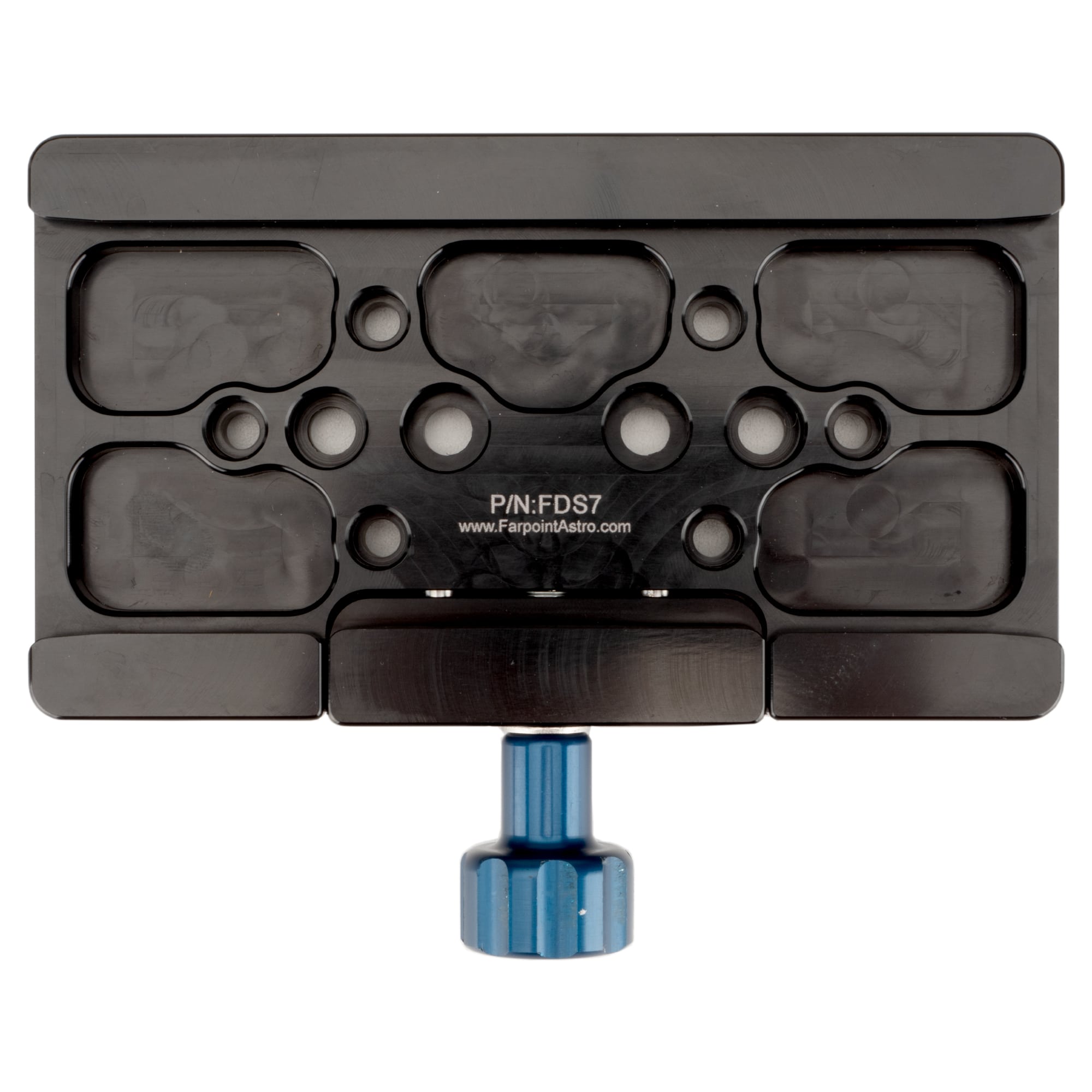 Farpoint Farpoint 7 Inch Dovetail Saddle — Farpoint 7-inch dovetail saddle, top-down alternate angle