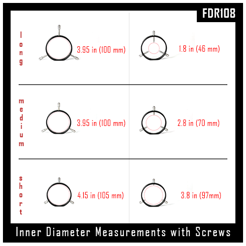 Farpoint Farpoint 108mm D Style Dovetail Rings — Farpoint 108mm D-style dovetail rings, alternate view