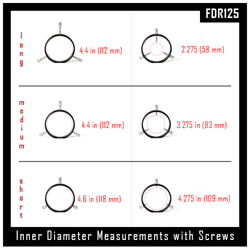 Farpoint Farpoint 125mm D Style Dovetail Rings — Farpoint 125mm D-style dovetail rings, alternate view