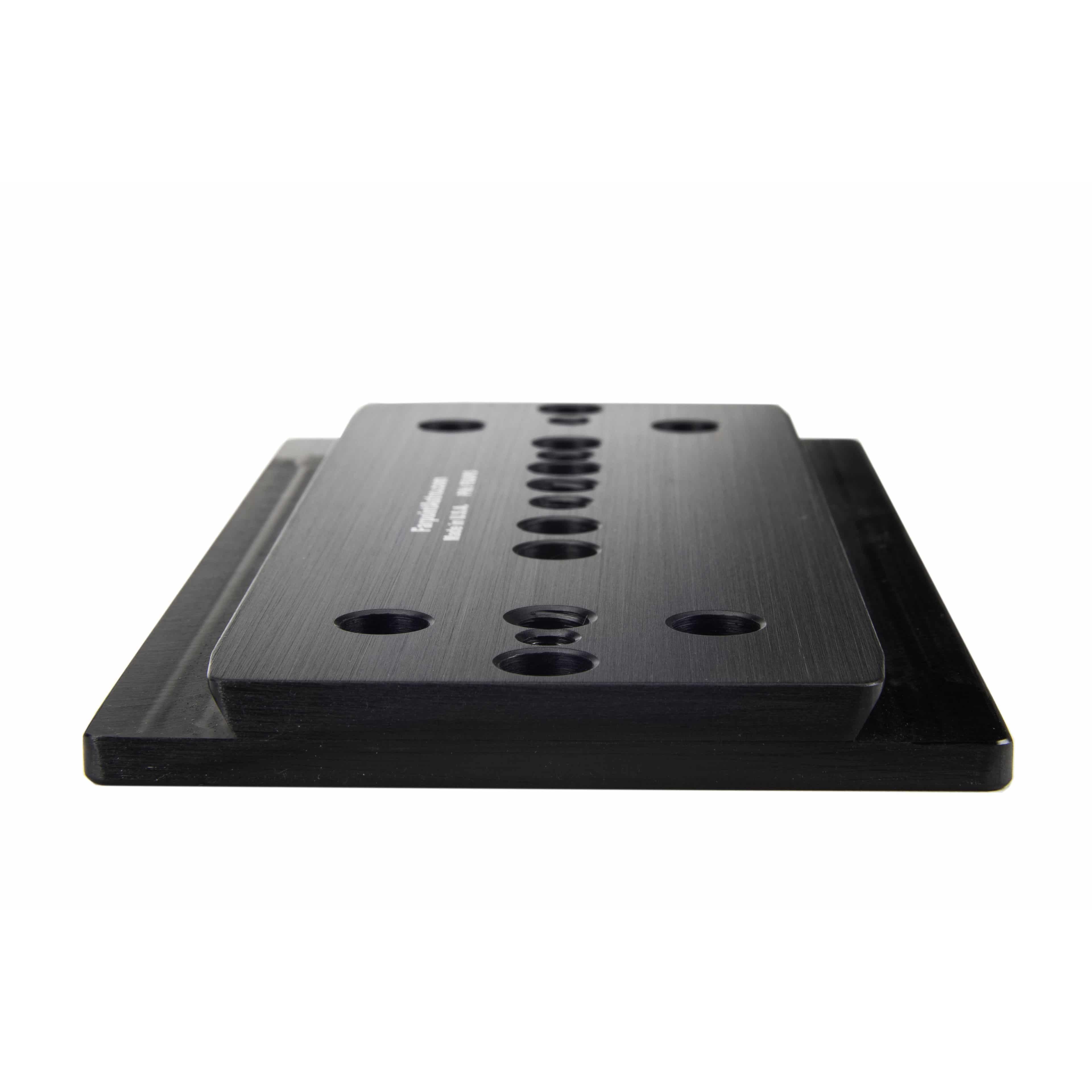 Farpoint Farpoint 7 Inch Universal Dovetail Plate — head-on view of the 7-inch universal dovetail plate