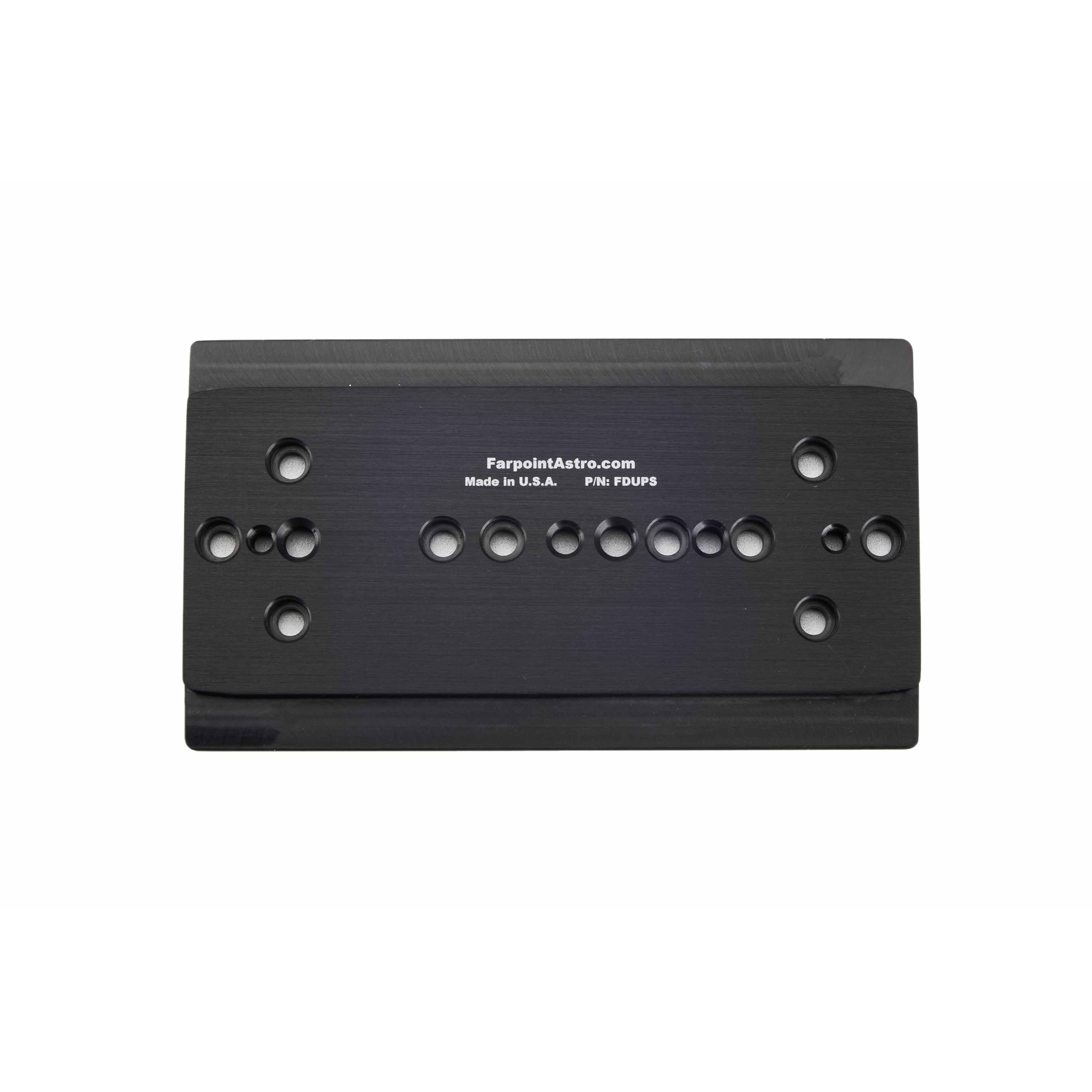 Farpoint Farpoint 7 Inch Universal Dovetail Plate — above view of the 7-inch universal dovetail plate