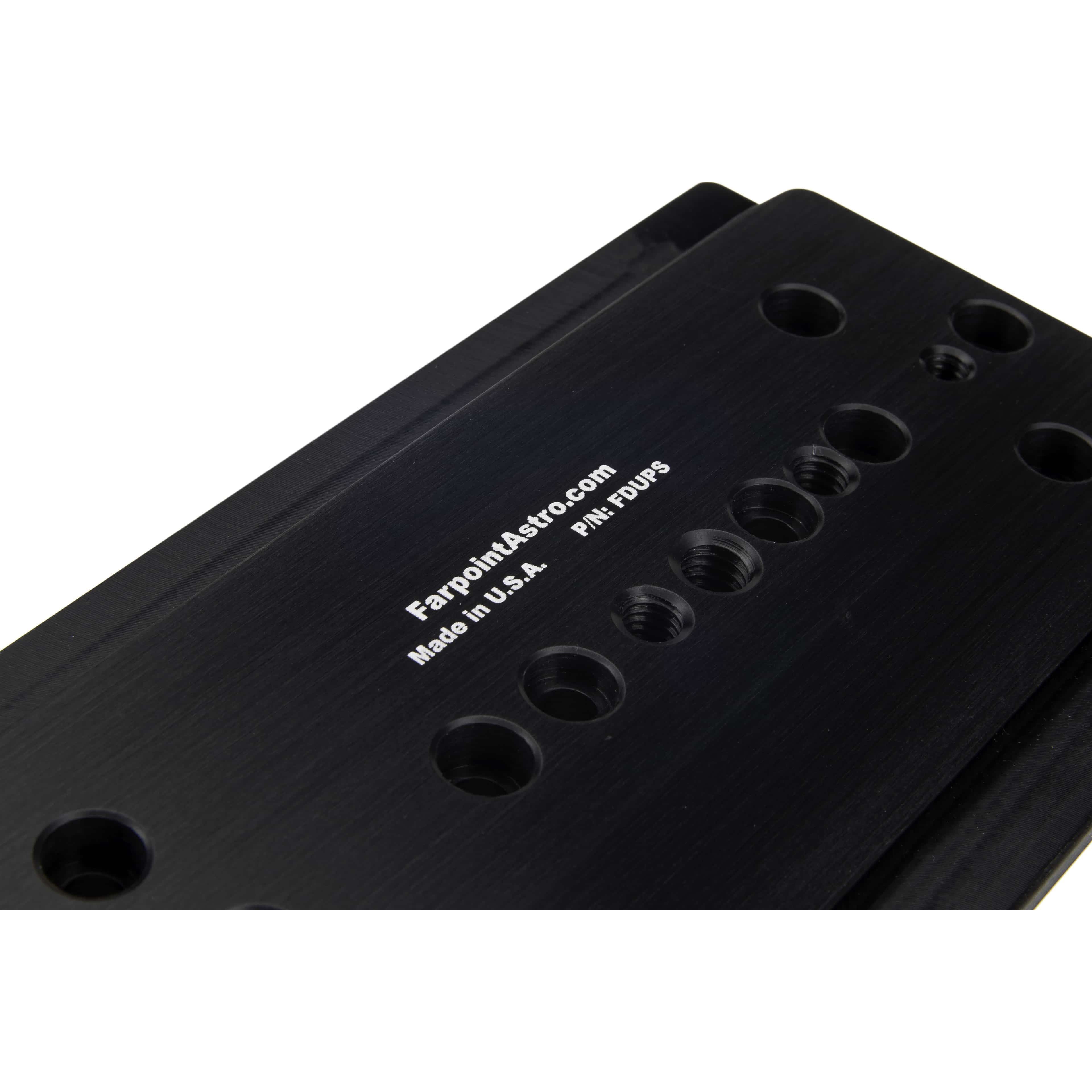 Farpoint Farpoint 7 Inch Universal Dovetail Plate — close-up view of the 7-inch universal dovetail plate