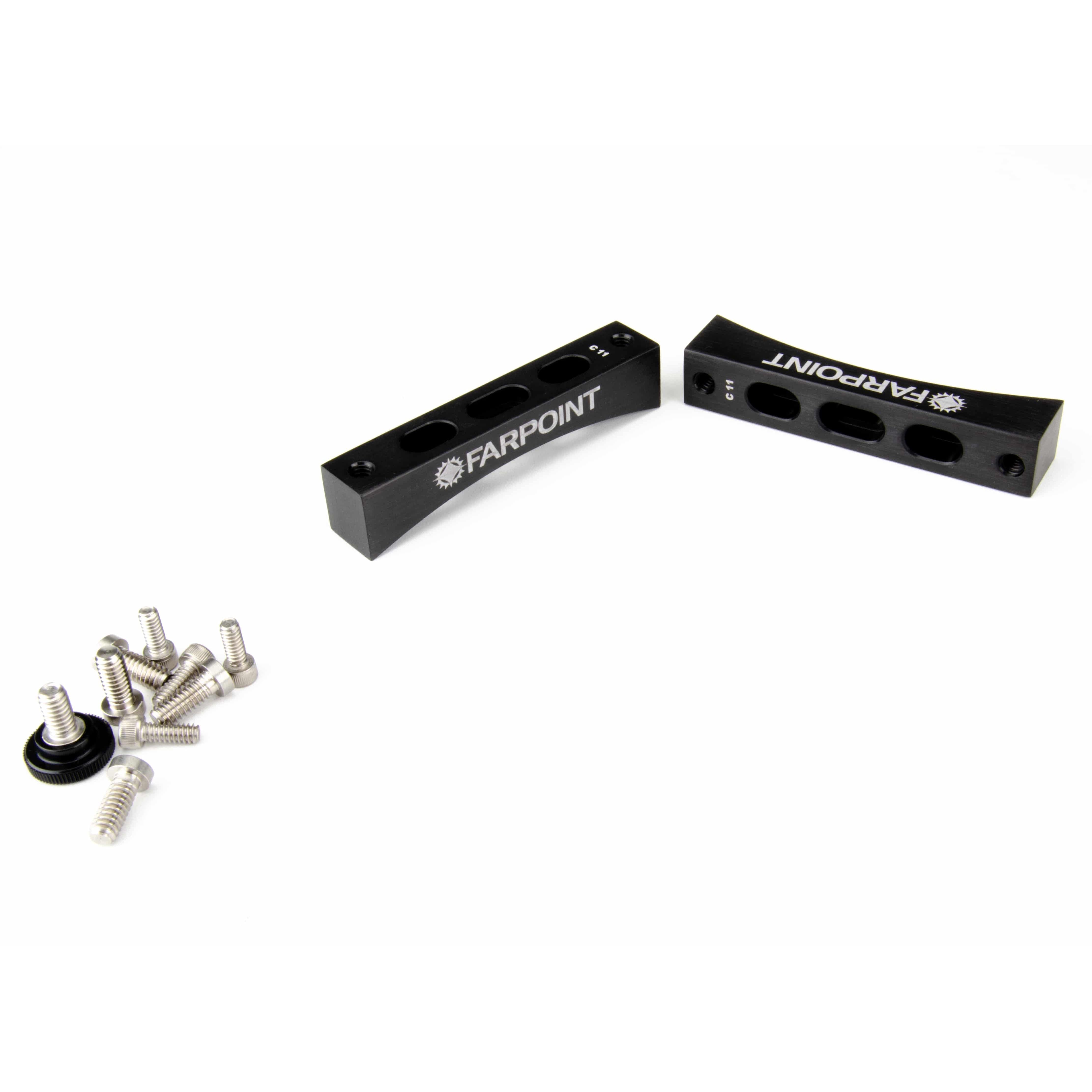 Farpoint Farpoint Dovetail Radius Block - Celestron 11 Inch SCT — Losmandy-style telescope dovetail plate, main product view