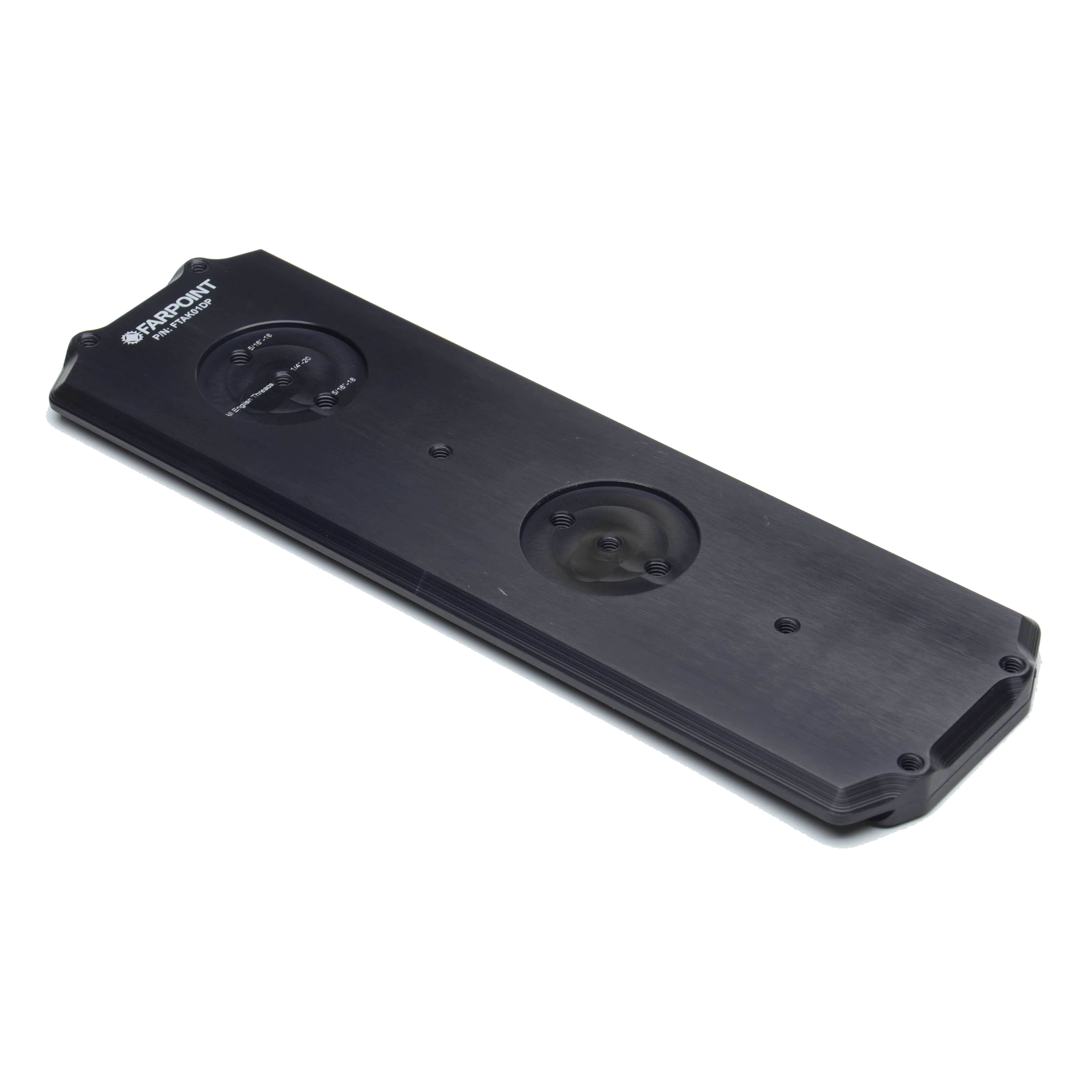 Farpoint Farpoint Dovetail Plate - Takahashi Clamshell -Two Mounting Positions — Losmandy-style telescope dovetail plate, main product view
