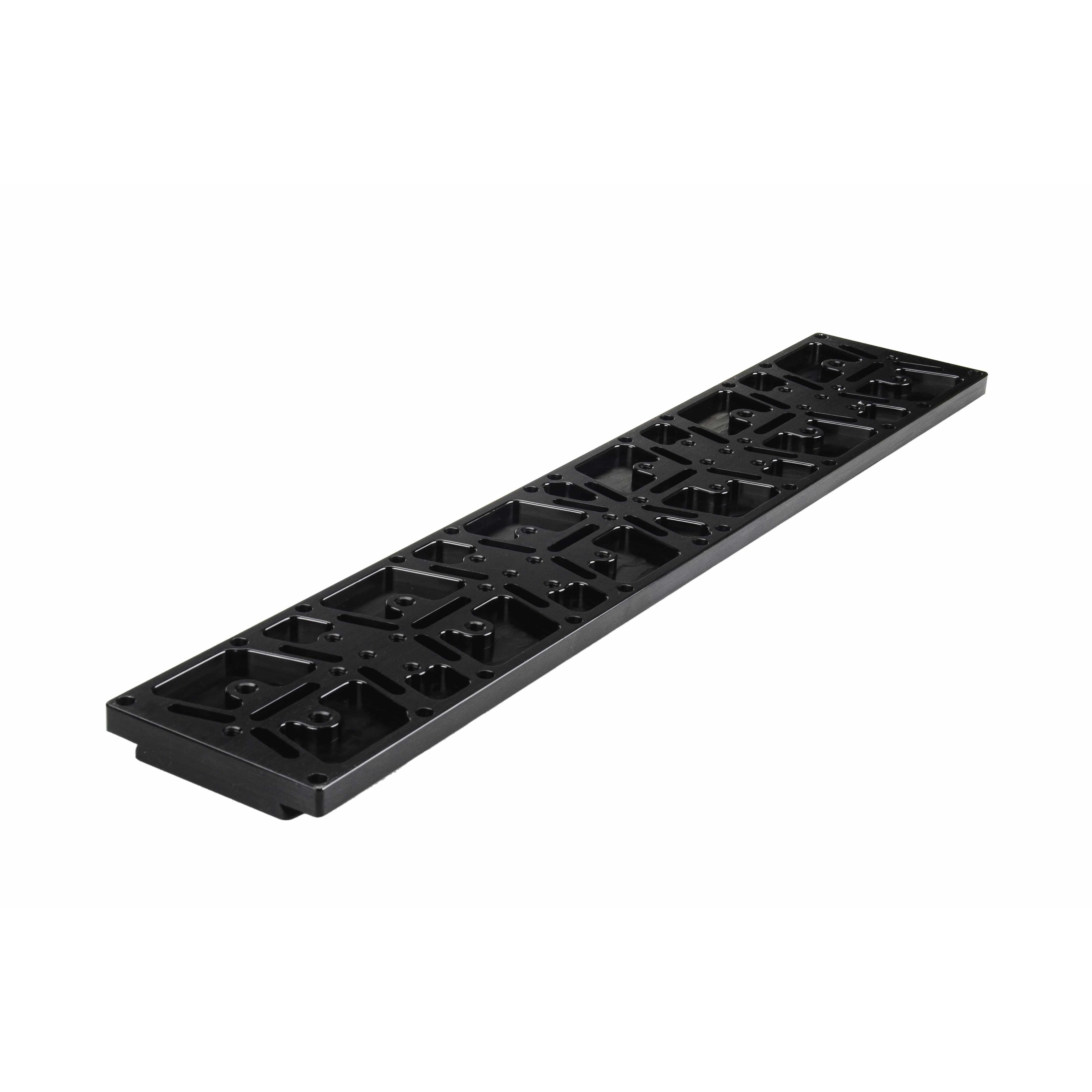 Farpoint Farpoint 21.5 Inch 57.3 Series Universal Dovetail Plate (Radian Bar) — Farpoint Universal D-size 57.3 series dovetail plate, alternate view
