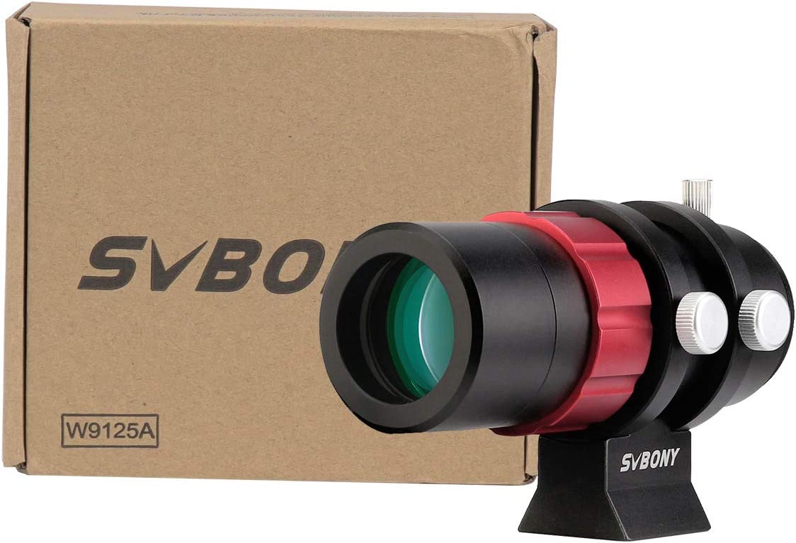 SVBONY SV165 30mm mini guide scope bracket and thumbscrews for astrophotography guiding