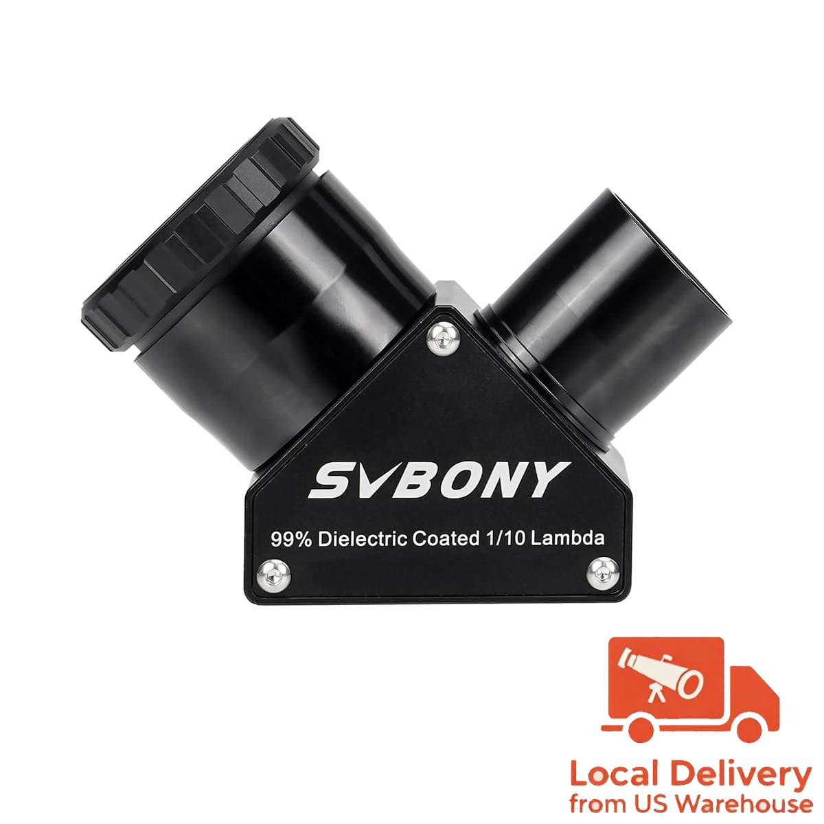 SVBONY SV223 1.25″ 90 degree Clicklock dielectric mirror star diagonal for visual observing