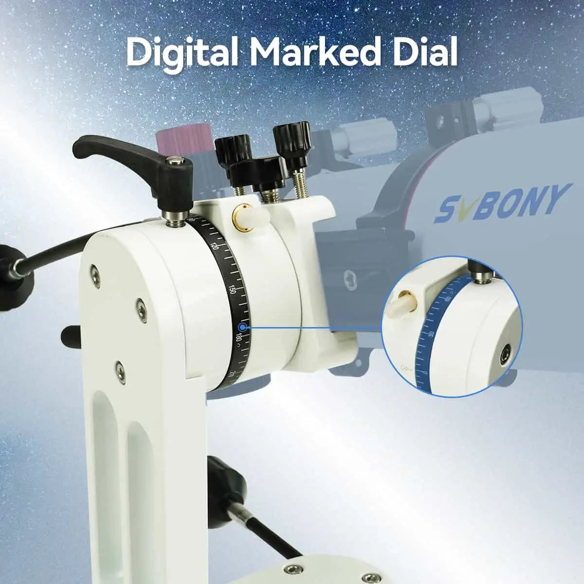SVBONY SV225 alt-azimuth mount base and thread
