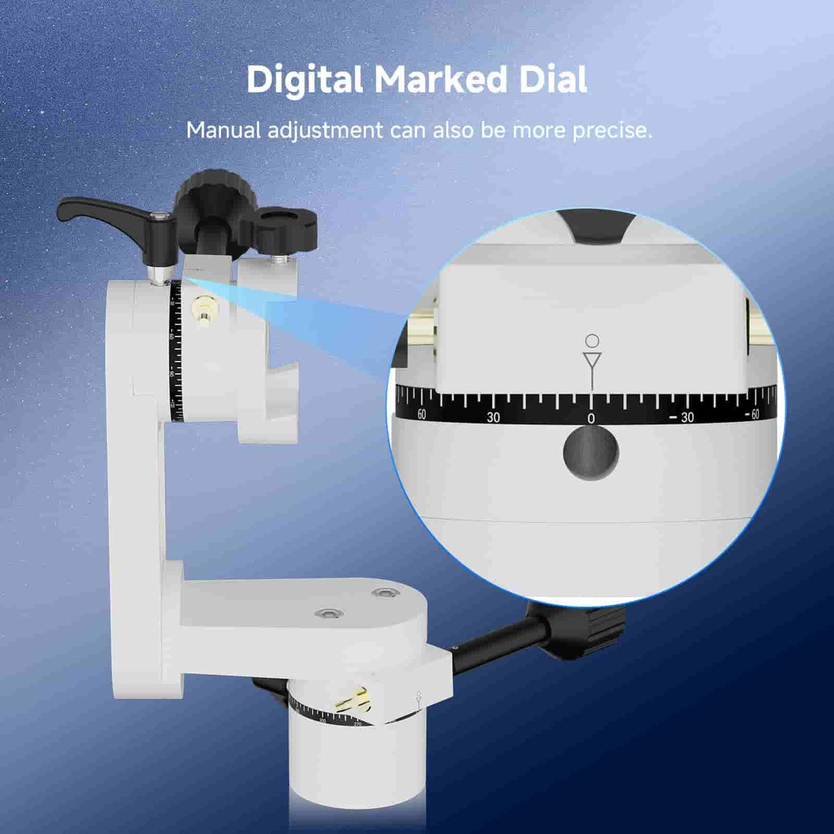 SVBONY SV225 MINI alt-azimuth mount head for portable visual observing