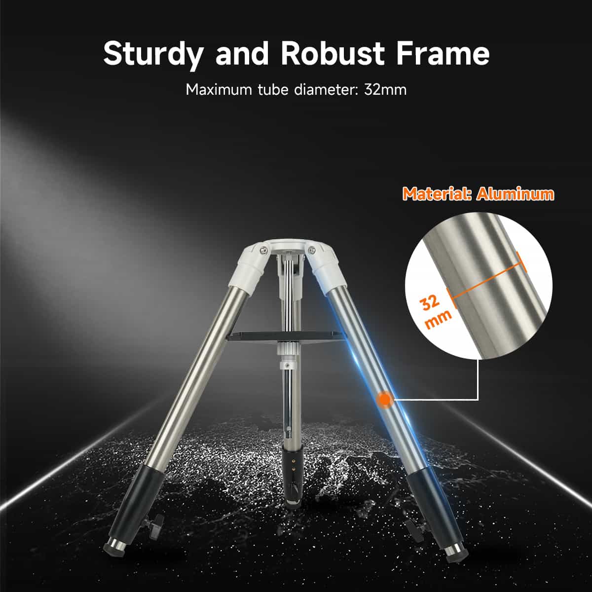 SVBONY SV225T extendable aluminium telescope tripod for portable visual observing