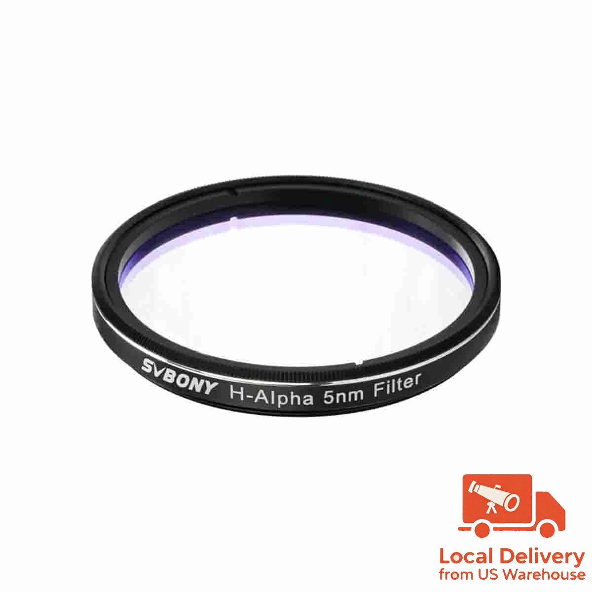 SVBONY SV227 2 inch H-alpha 5nm narrowband filter for deep-sky nebula imaging