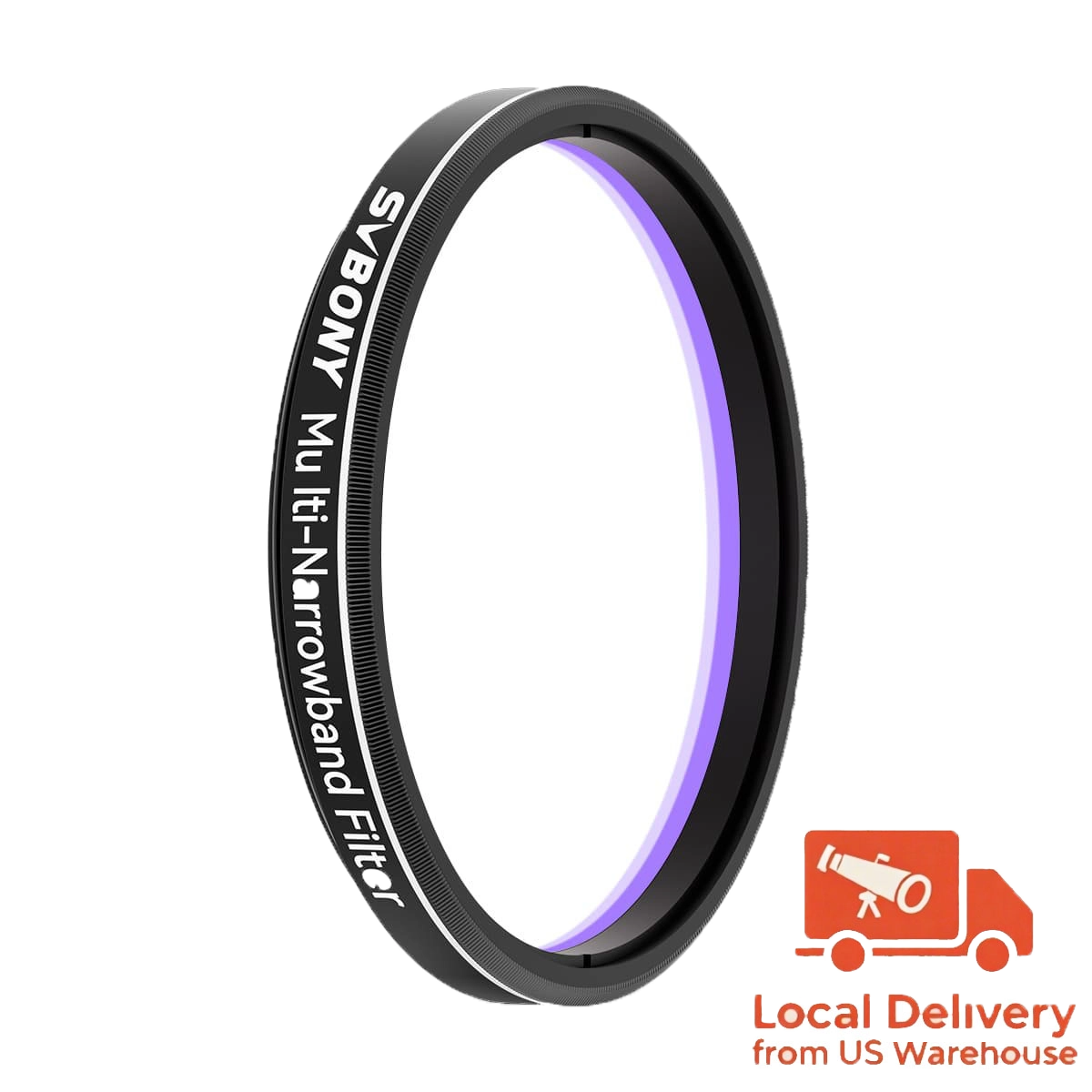 SVBONY SV240 2″ multi-narrowband filter for colour-camera deep-sky astrophotography