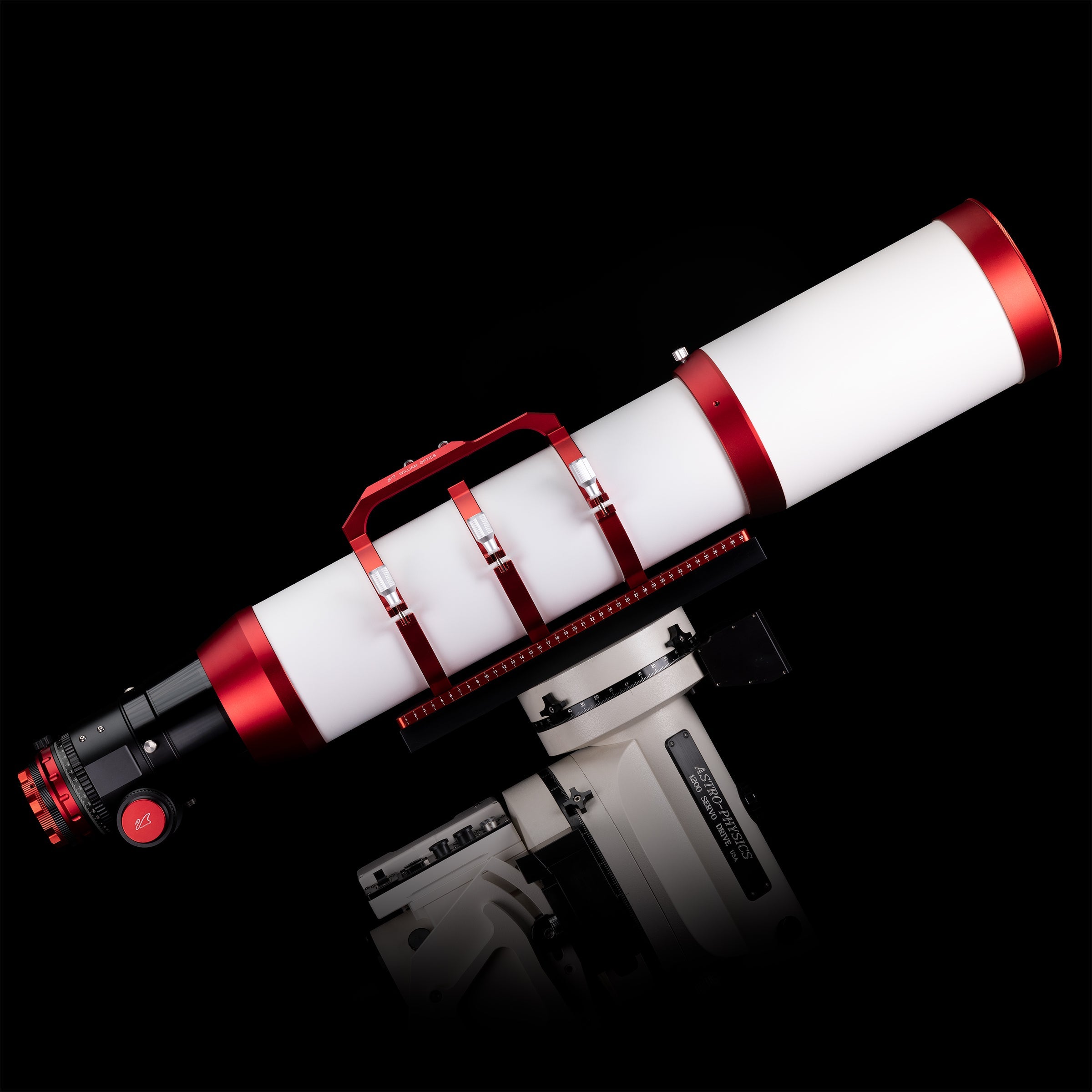 William Optics Fluorostar 156 side view large aperture APO refractor telescope