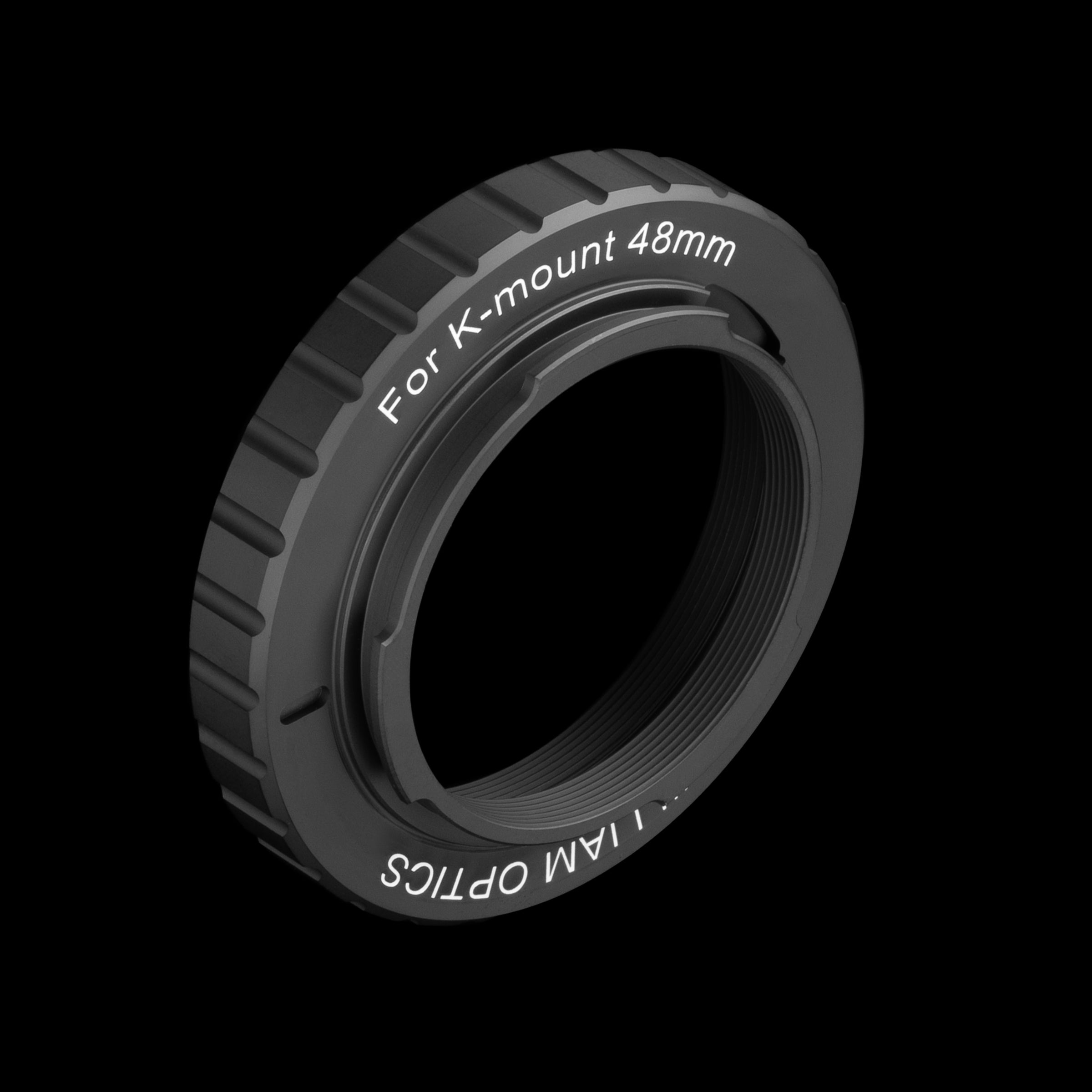 William Optics M48 T-Mount for Pentax K camera adapter front view