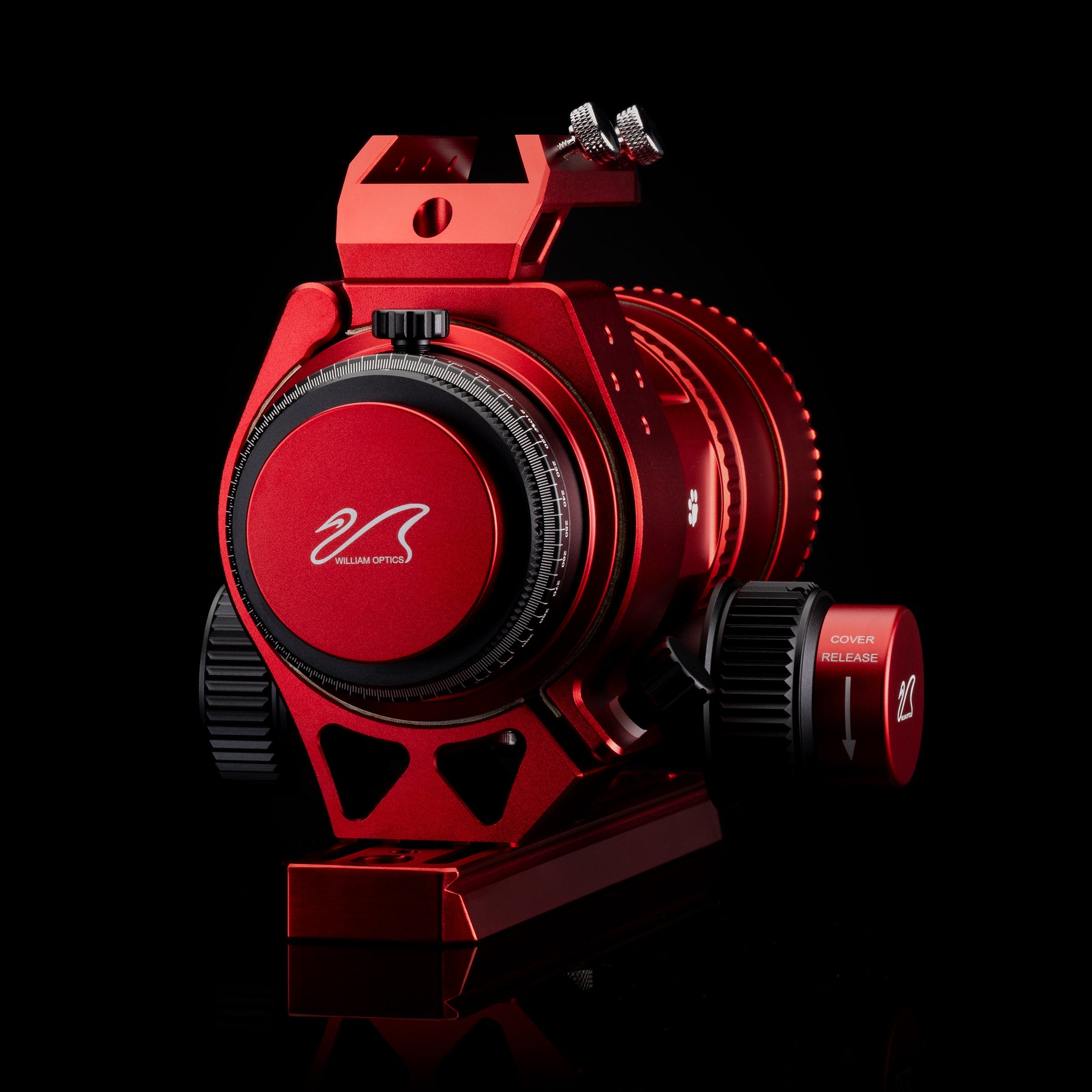William Optics MiniCat 51 WIFD front rotator and focuser detail