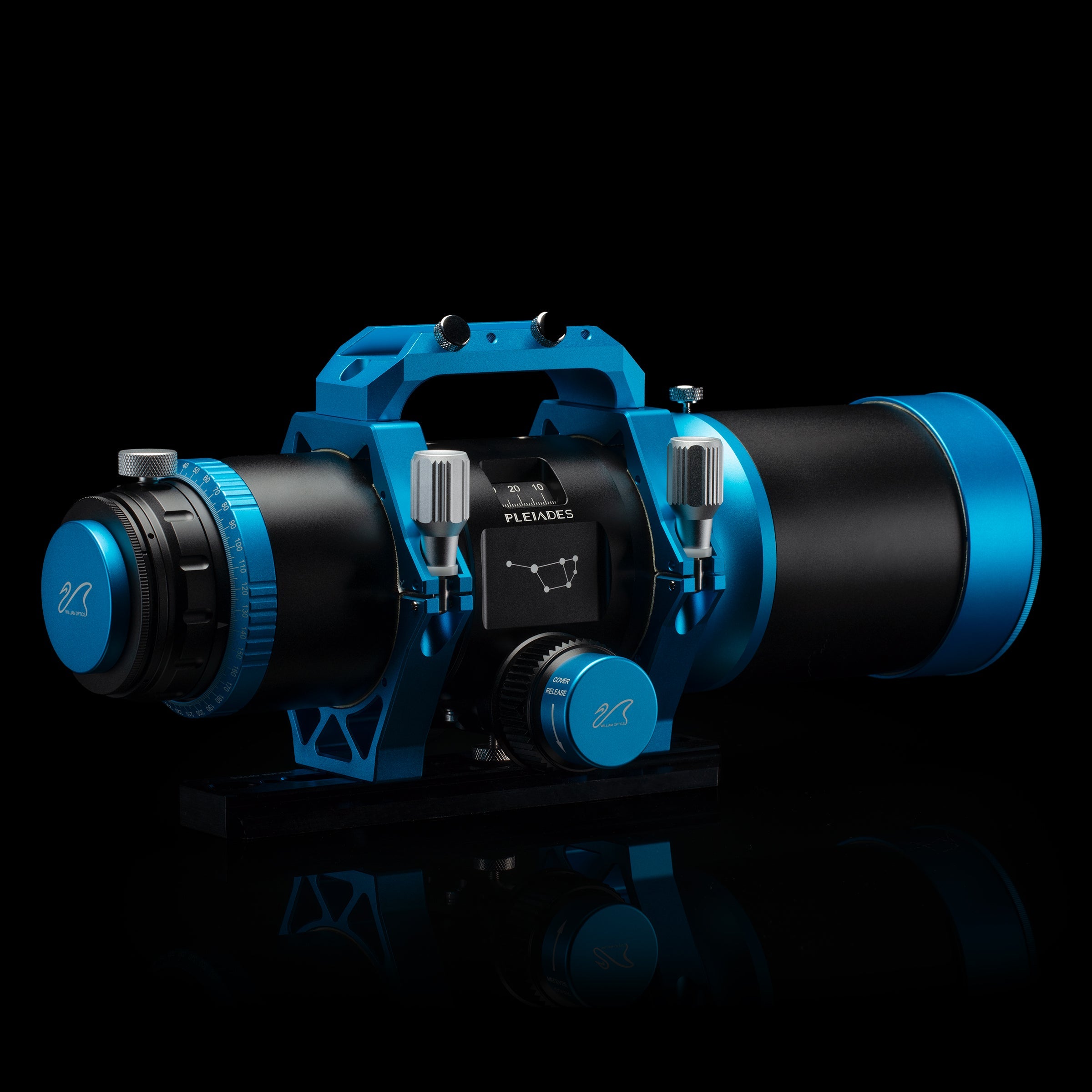 William Optics Pleiades 68 fast wide-field astrograph side perspective