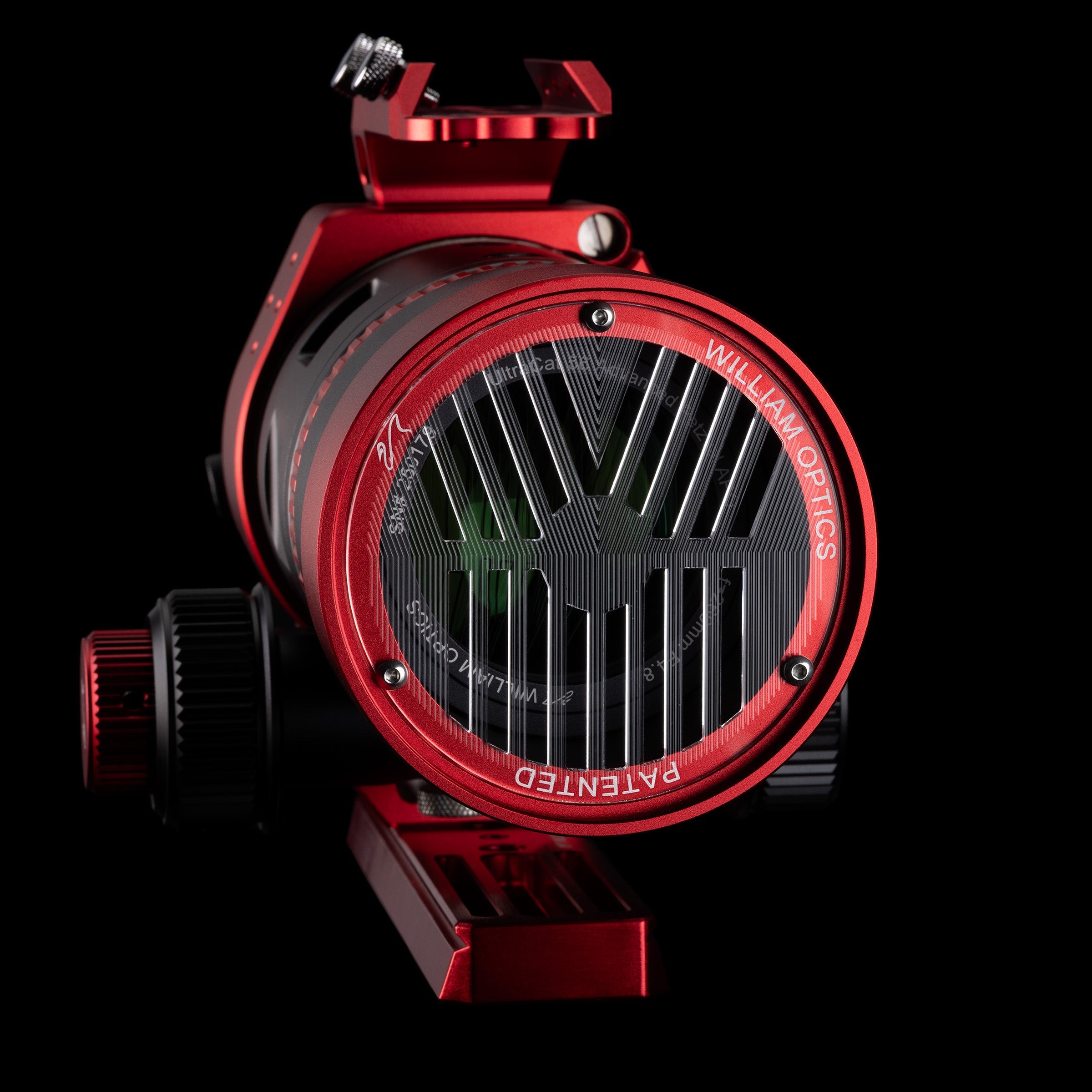 William Optics Ultra-Cat 56 detail view of WIFD focuser and imaging hardware