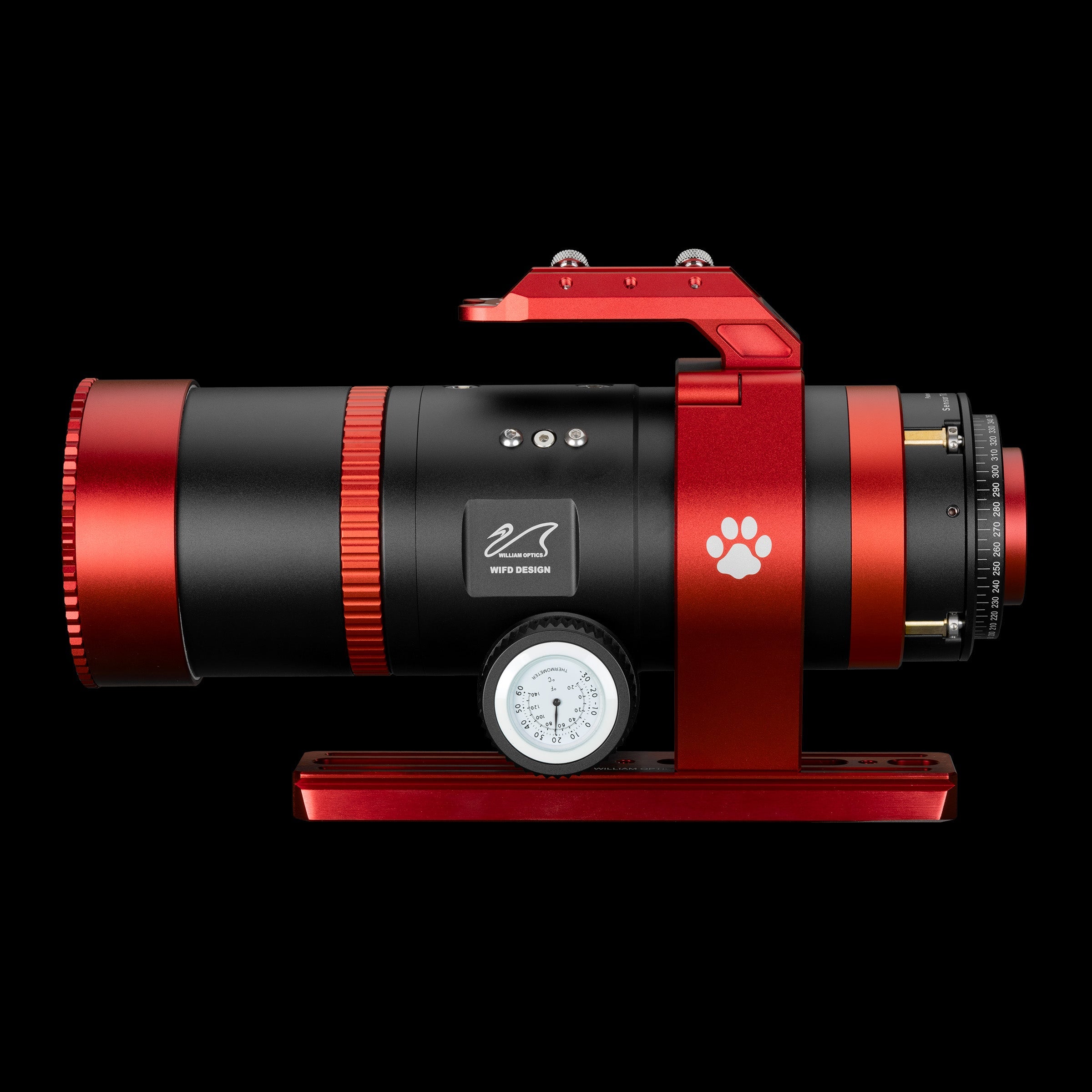 Side profile of William Optics Ultra-Cat 56 portable deep-sky imaging astrograph